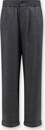 Giorgio Armani Pantaloni over in lana vergine e cashmere - GIORGIO ARMANI - gender_Man