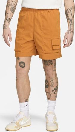 Nike Life Drawstring Cargo Camp Shorts in Monarch/Monarch at Nordstrom, Size X-Small