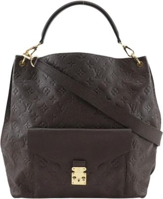 Louis Vuitton Pre-owned Canvas shoulder-bags - Dames - Vintage Handtas - Bruin - ONE Size - Vintage