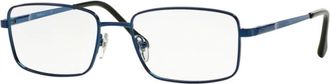 Sferoflex Mode Bril in Blauwe Kleur - Heren - Brillen - Blauw - 55 MM - Accessoires