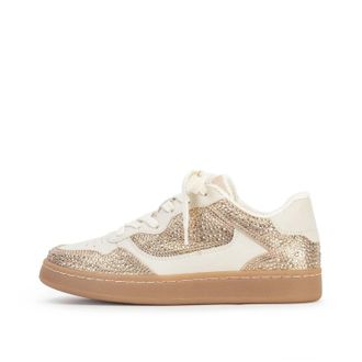 Yellow The Label Womens Camaran Sneaker In Light Gold