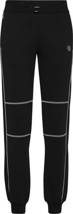 Plein Sport Broeken, Dames, Zwart, L, Katoen, Joggingbroek