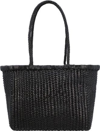 Dragon Diffusion B Weave Small Leather Shoulder Bag