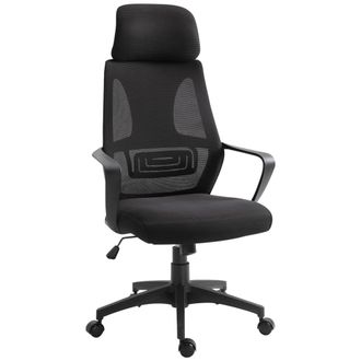 Vinsetto Silla de oficina 64x55x126 cm negro