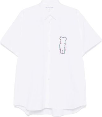 Comme Des Gar&ccedil;ons x Be@rbrick Camicia in cotone - Bianco