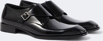 Saint Laurent Connor leather monk strap shoes