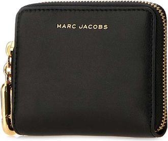Marc Jacobs Womens Slim Wallet Black Bovine Leather