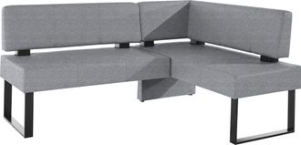 HOME AFFAIRE Eckbank »Oliver mit Metallgestell, Küchenbank« verschiedene Bezüge Cord Esszimmerbank OTTOs Choice