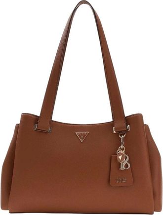Guess Anadela 3 Comp Satch - Dames - Schoudertassen - Bruin - ONE Size - Tassen