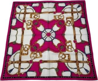 Celine Pre-owned Foulard Barocco - - Pre-owned - Donna - Rosa - ONE SIZE