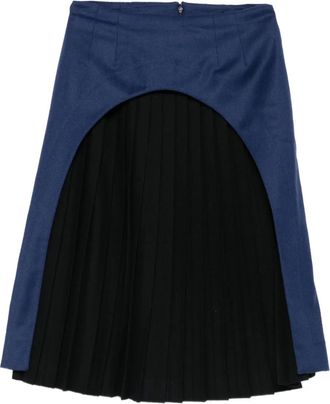 Fendi Gonna plissettata anni 2010 - Nero
