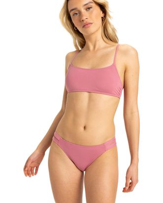 Roxy Bikini-Hose ROXY Beach Classics Bikini, Damen, Gr. XL, US-Gr&ouml;ssen, rosa (heather rose), Obermaterial: 85% Polyester, 15% Elasthan;, Badehosen Bikini-H