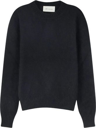 Ami Round-neck Truien - Heren - Ronde hals truien - Zwart - L - Truien & Vesten