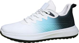 Generic Mens Running Shoes Mesh Breathable Slip-On Sneakers Lightweight Athletic Trainers with Soft Sole and Gradient Color Design Comfort Fashion Support Foo