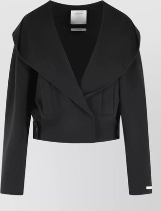 Sportmax virgin wool cape