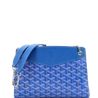 Goyard Structured Rouette Chain Shoulder Bag Coated Canvas PM