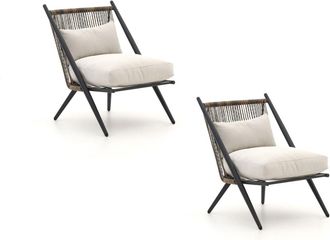 Intenso Furniture Intenso Brittoli lounge tuinstoelen (2 stuks)