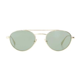 Saint Laurent Sunglasses, female, Yellow, Size: 51 MM Gold Metal Round Sunglasses