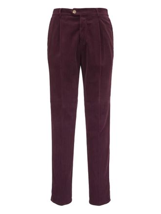 Brunello Cucinelli corduroy trousers - Purple