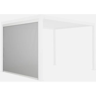 Sweeek Sweeek - Toldo Vertical De 3m Para P&eacute;rgola Bioclim&aacute;tica Triomphe, Triomphe Toldo 3m, Blanco, 370x370x236 Cm