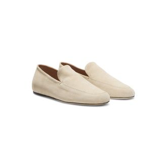 BOSS Suede loafers with leather outsole