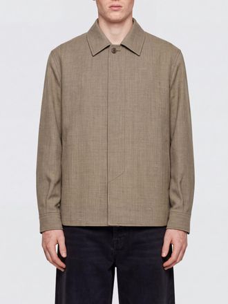 Our Legacy Short Wool Blend Shirt Jacket with Peak Lapels