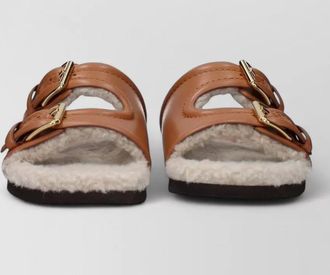 Valentino Garavani leather buckle sandals
