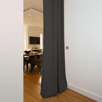 MOONDREAM Cortina separadora de ambientes con paso de varilla y trenzado