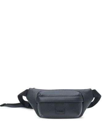 HUGO BOSS textured belt bag - men - Polyurethane - One Size - Black