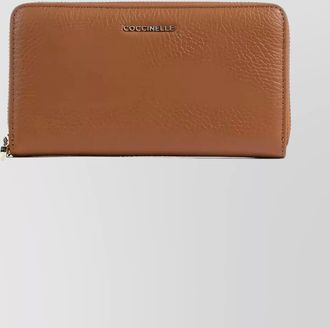 Coccinelle soft metallic textured purse and cardholder