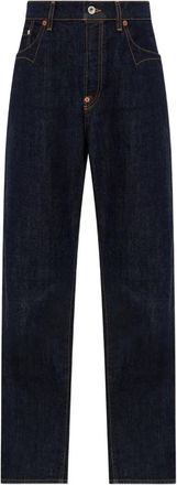Kenzo Jeans con logo ricamato - Blu