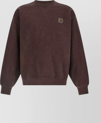 Carhartt Work in Progress ribbed cuff and hem sweatshirt design