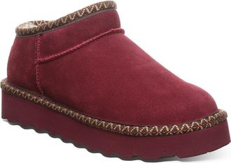 Bearpaw Jules Faux Shearling Lined Bootie in Chianti at Nordstrom Rack, Size 6.5