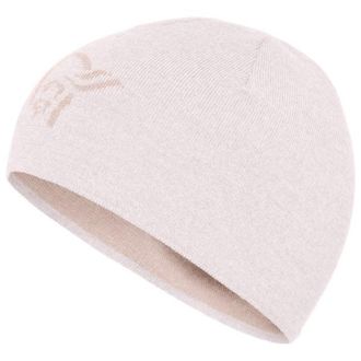Norr&oslash;na 29 Light Merinoull Logo Beanie M&uuml;tze - Unisex | wei&szlig;