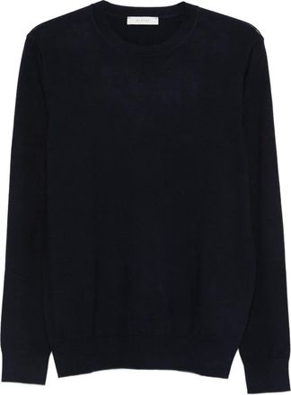 Diktat crew-neck sweater - Blue