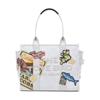 Marc Jacobs The Large Tote Camp Patchwork - female - Marc Jacobs - Shopping Bags - Multicolor - ONE SIZE - Bags