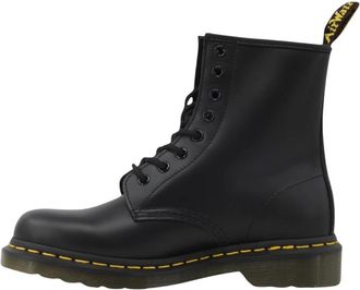 Dr. Martens 1460 Smooth Leather Lace Up Boots - Dames - Veterlaarzen - Zwart - 36 EU - Leer - Schoenen