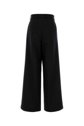 Dries Van Noten 2520109462249 900 Black Exterior: Wool Mohair Pantaloni Trousers