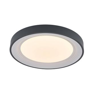 Lindby L&aacute;mpara De Techo Led lindum En Gris Metal - Lindby