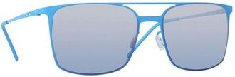 Italia Independent II 0212 027.000 Mens Sunglasses Blue Size 55