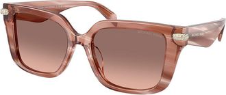 Michael Kors MK2275BU SANTO DOMINGO 405613 Womens Sunglasses Pink Size 52