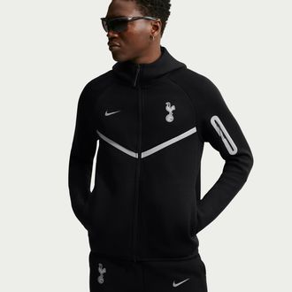 Nike Tottenham Hotspur Tech Fleece Nike Mens Windrunner Jacket in Black | IO3671-010