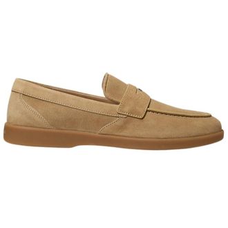 Michael Kors Wesley Suede Loafer - Heren - Loafers - Beige - 42 1/2 EU - Katoen - Schoenen