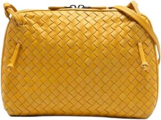 Bottega Veneta Pre-owned Cross Body Bags, female, Yellow, Size: ONE SIZE Pre-owned Crossbody Bag