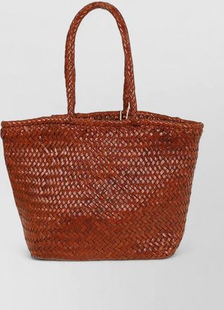 Dragon Diffusion grace small basket diagonal beach bag