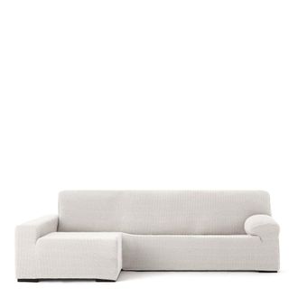 Eysa Funda de sof&aacute; chaise longue biel&aacute;stica izquierda crudo 250 - 360 cm