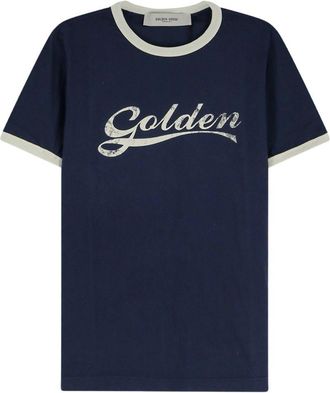 Golden Goose Vintage Script Logo Short-Sleeved T-Shirt