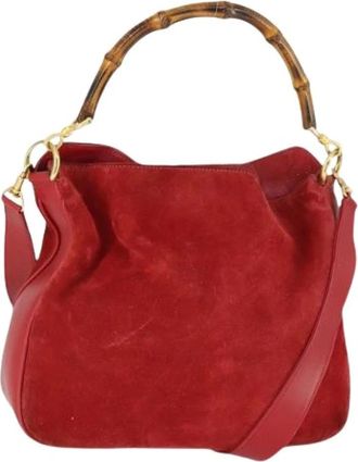 Gucci Pre-owned Shoulder Bags, female, Red, Size: ONE SIZE Pre-owned Vintage Shoulder Bag