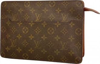 Louis Vuitton Brown Clutch Bag (Pre-Owned)
