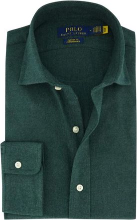 Polo Ralph Lauren Heren, Overhemden, Groen, Maat: XL Katoen